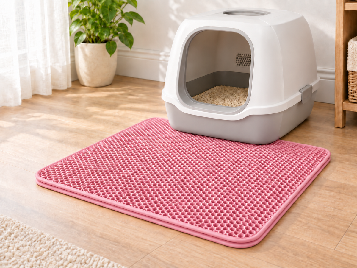 Double-Layer Cat Litter Trapping Mat