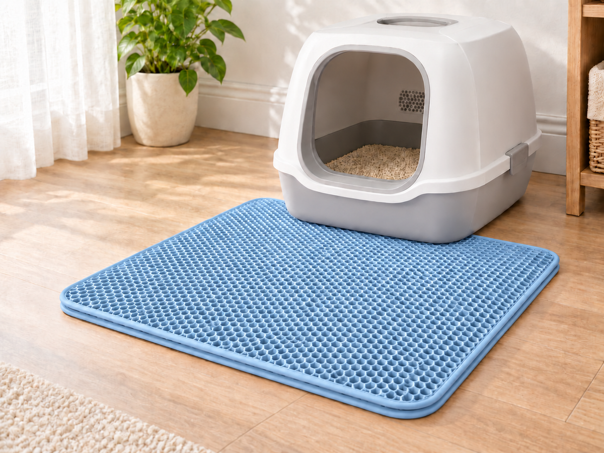 Double-Layer Cat Litter Trapping Mat